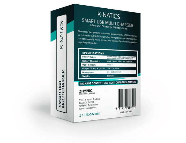 K-Natics K-NATICS™ Smart USB Multi-Charger 8719327688205